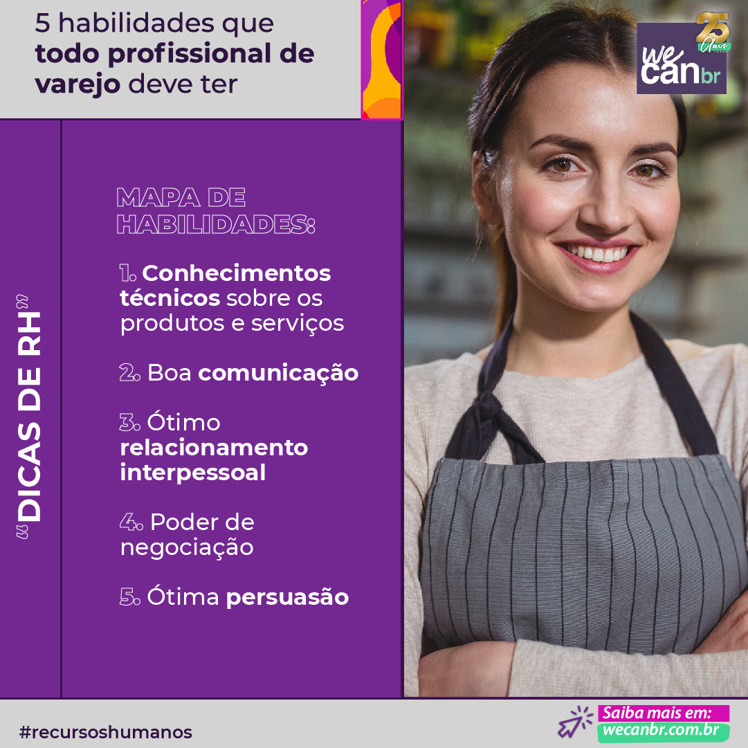 5 HABILIDADES QUE TODO PROFISSIONAL DE VAREJO DEVE TER