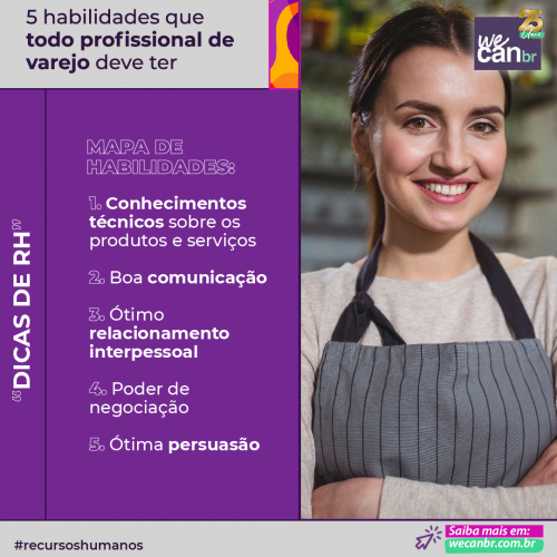 5 HABILIDADES QUE TODO PROFISSIONAL DE VAREJO DEVE TER