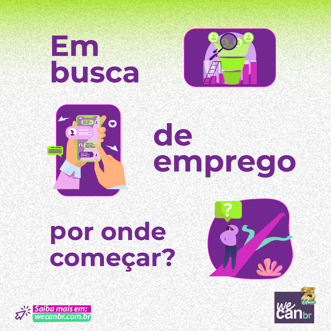 EM BUSCA DE EMPREGO: POR ONDE COMEÇAR?