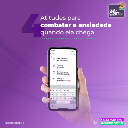 4 ATITUDES PARA COMBATER A ANSIEDADE QUANDO ELA CHEGA