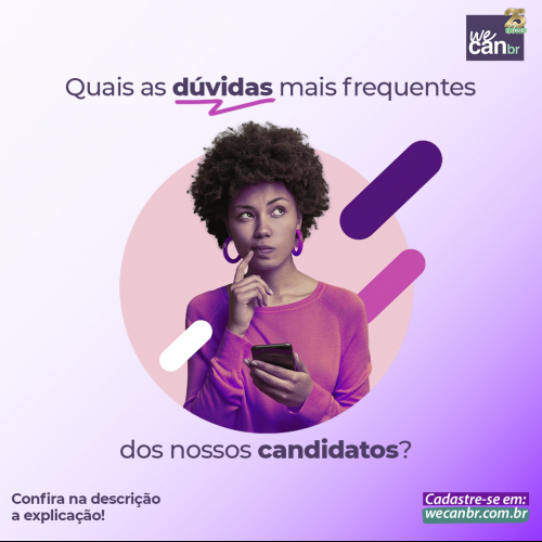 Quais as dúvidas mais frequentes dos nossos candidatos?