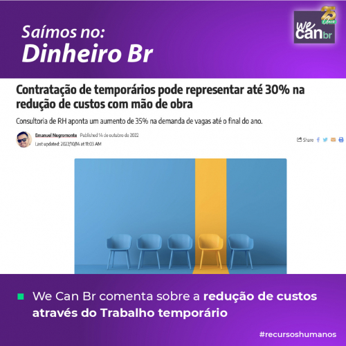Saímos no Dinheiro Br!