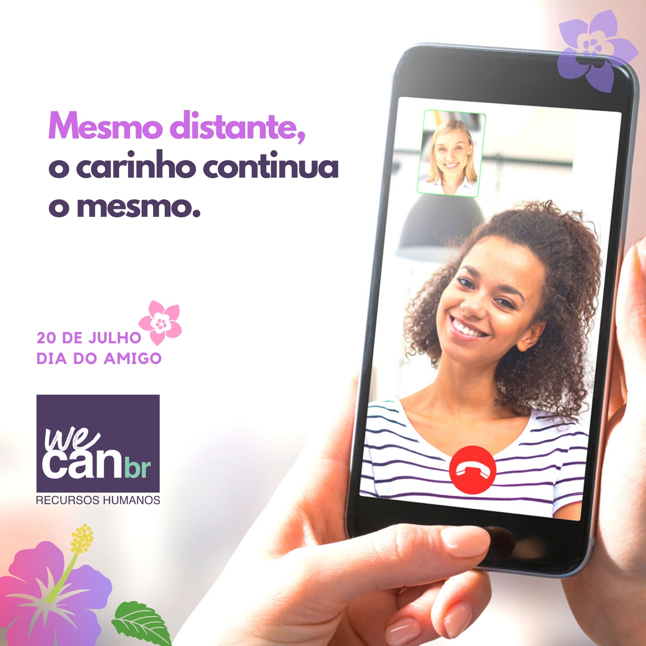 Em julho, celebramos o Dia do Amigo