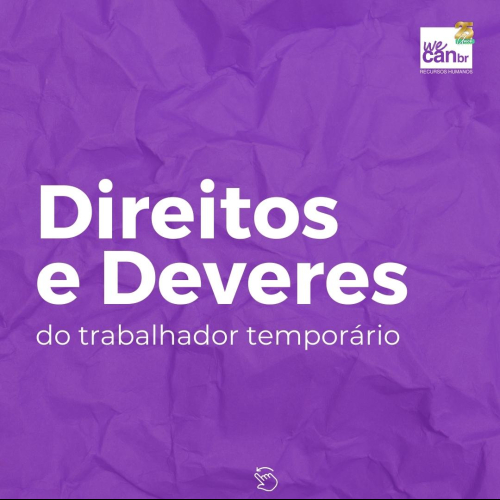 Direitos e deveres do trabalhador temporário