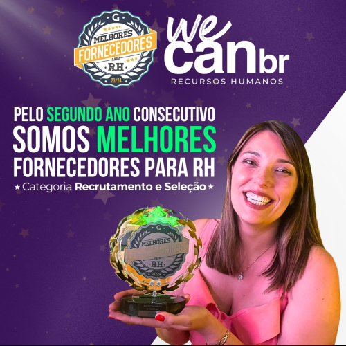 WE CAN BR conquista, pela segunda vez, o prêmio “Melhores Fornecedores para RH