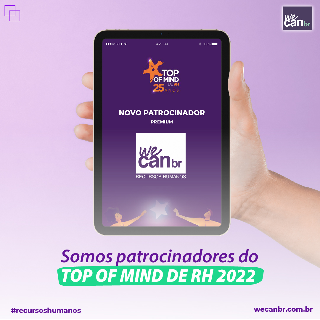 Somos Patrocinadores do Top Of Mind de RH 2022