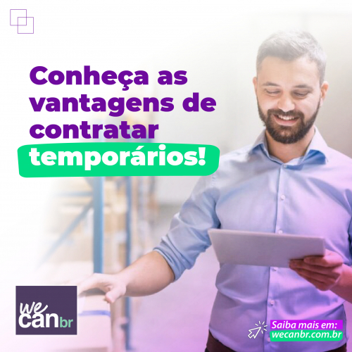 VANTAGENS NA CONTRATAÇÃO DE TEMPORÁRIOS